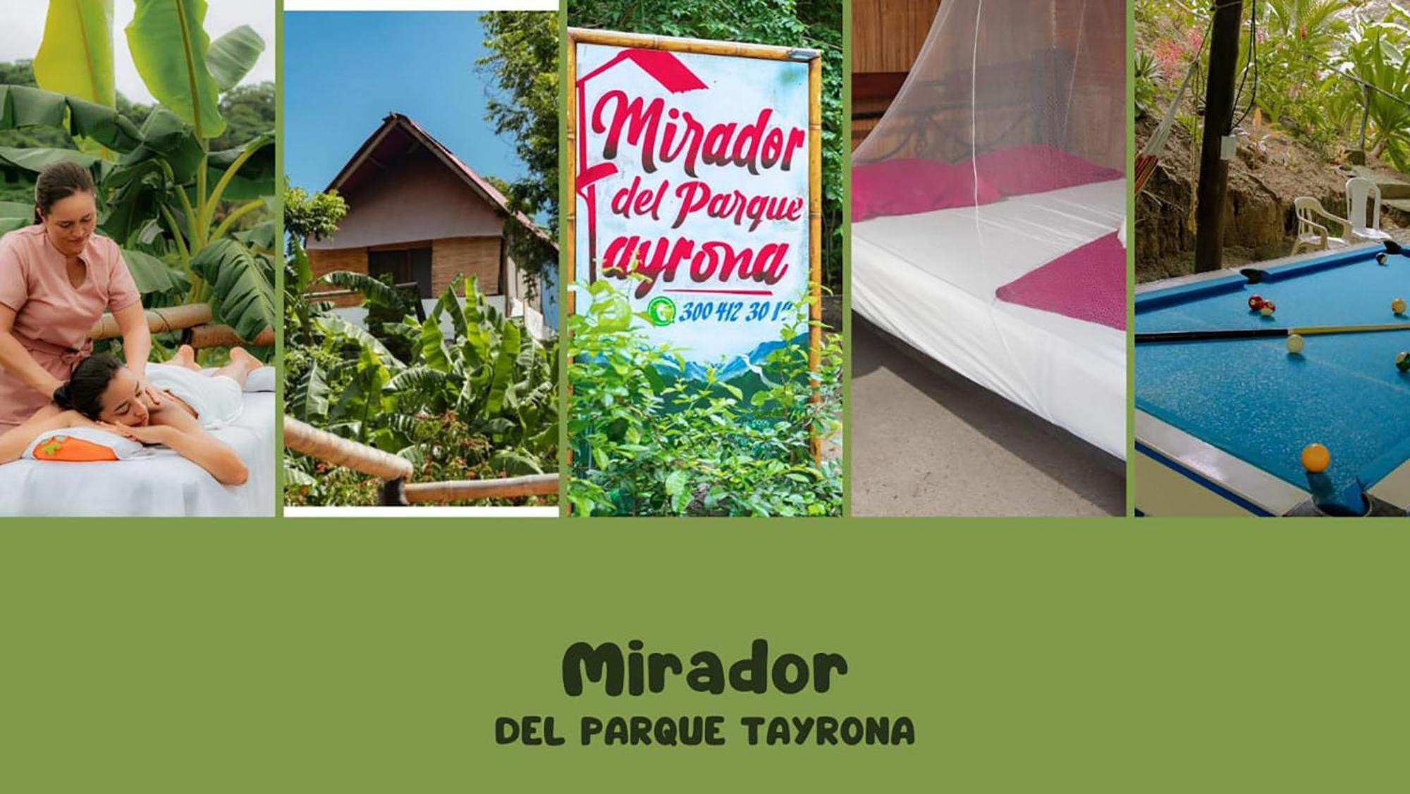 Mirador del Parque Tayrona El Zaino Exterior foto